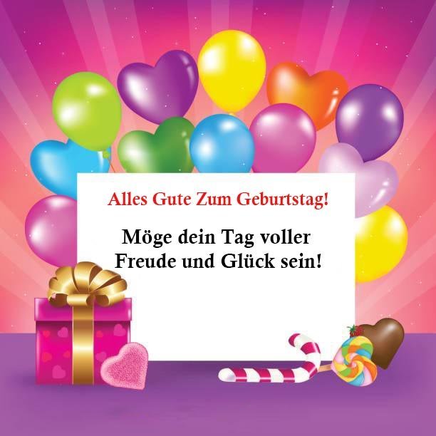 Alles Liebe UND Gute Zum Geburtstag