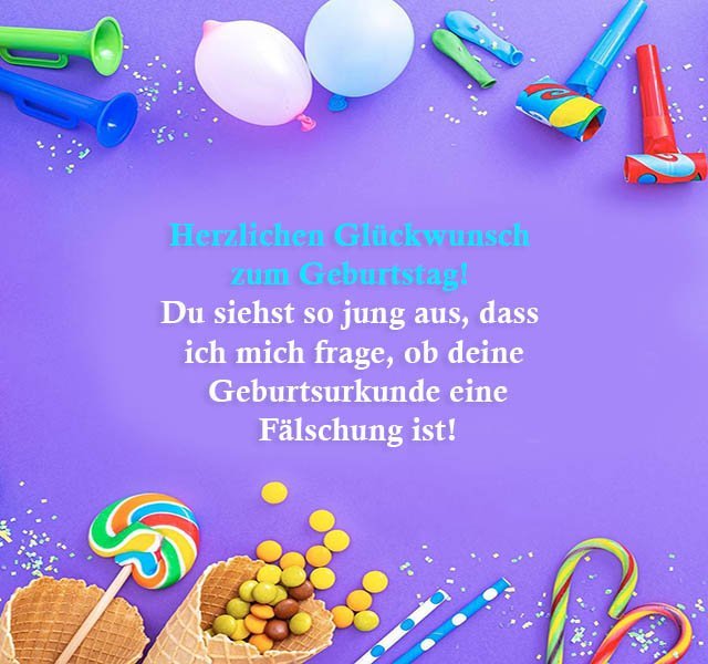 Herzlichen Glückwunsch Zum Geburtstag Lustig