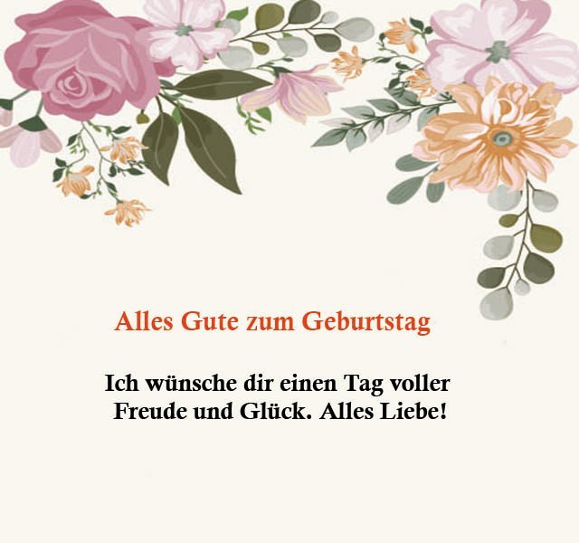 Herzlichen Glückwunsch Zum Geburtstag Frau